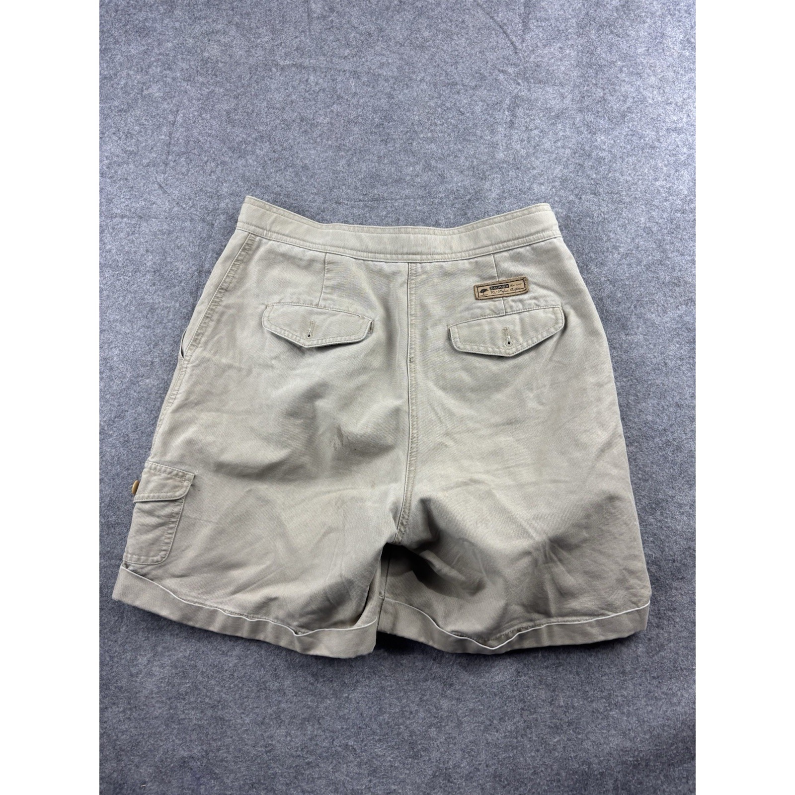 Lauren Ralph Women 26x6" 100% Cotton Hiking Short Gorpcore Granola Outdoorsy Vtg